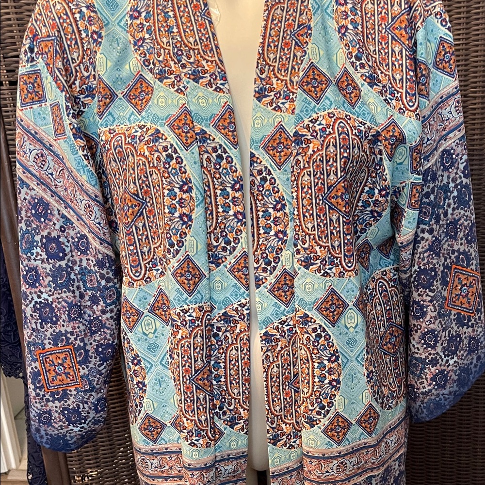 Blush Multicolor Patterned Jacket - Picture 3 of 7